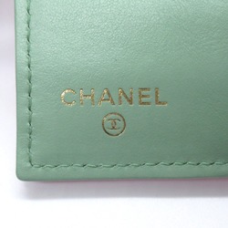 CHANEL Classic Small Flap Wallet Tri-fold Caviar Skin (Grained Calfskin) Women's Pink