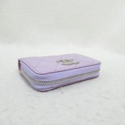 CHANEL Wallets & Coin Cases Caviar Skin (Grained Calf) Women's Purple AP3830