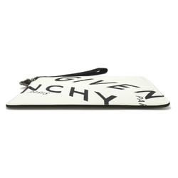 Givenchy Clutch bag, Second Bag, Leather, Men's, Women's, White, Black, BK603PK0YT116