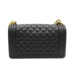 CHANEL Boy Chanel Chain Shoulder 2way Bag Caviar Skin (Grained Calf) Women's Black