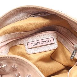 JIMMY CHOO Sky Bag Shoulder Suede Women's Pink