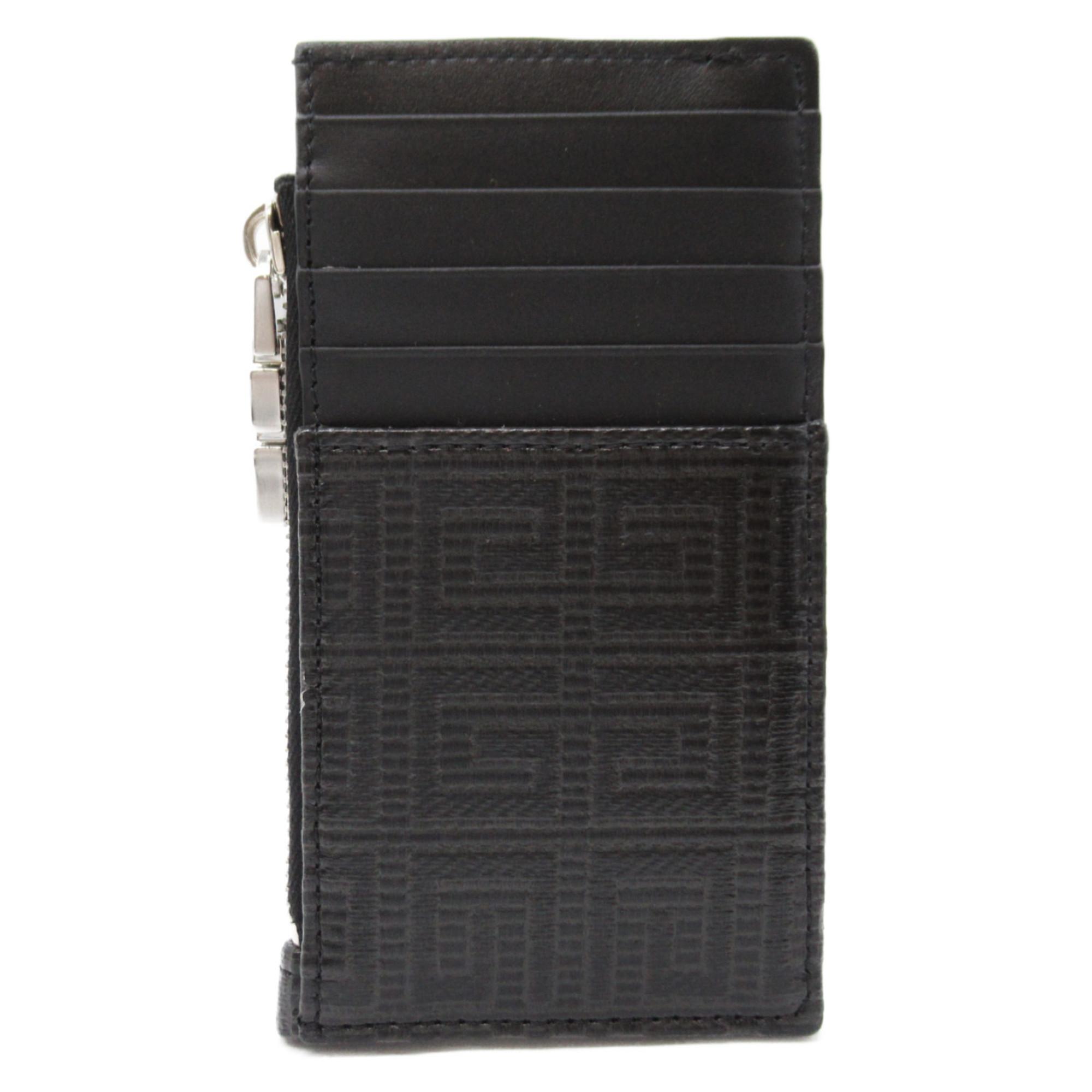 Givenchy Coin Business Card Holder/Card Case Coated Canvas Men's Black White BK60DNK1LF001