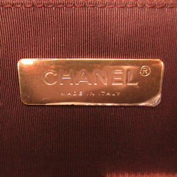 Chanel CHANEL Chain Rucksack Backpack Bag Coated Canvas Leather Women's Gold