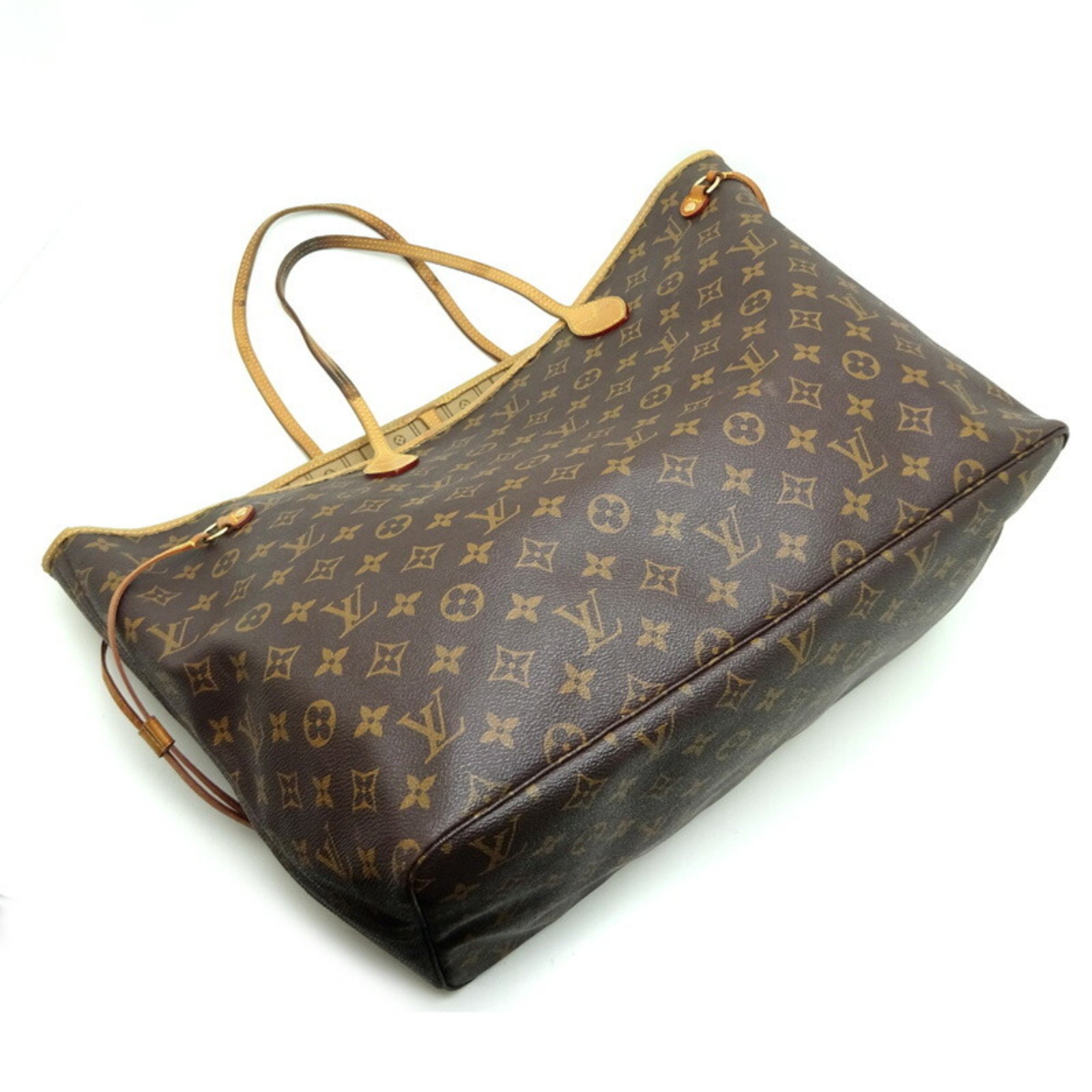 Louis Vuitton Neverfull GM Women's Tote Bag M40157() Monogram Brown