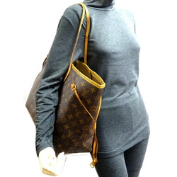 Louis Vuitton Neverfull GM Women's Tote Bag M40157() Monogram Brown