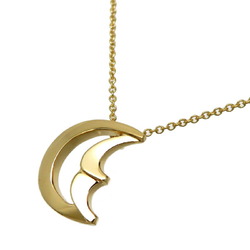 Tiffany Crescent Moon Women's Necklace 750 Yellow Gold