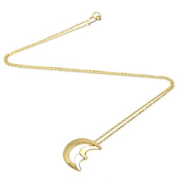 Tiffany Crescent Moon Women's Necklace 750 Yellow Gold