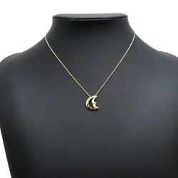 Tiffany Crescent Moon Women's Necklace 750 Yellow Gold