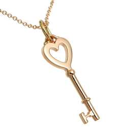 Tiffany Heart Key Women's Necklace 750 Pink Gold