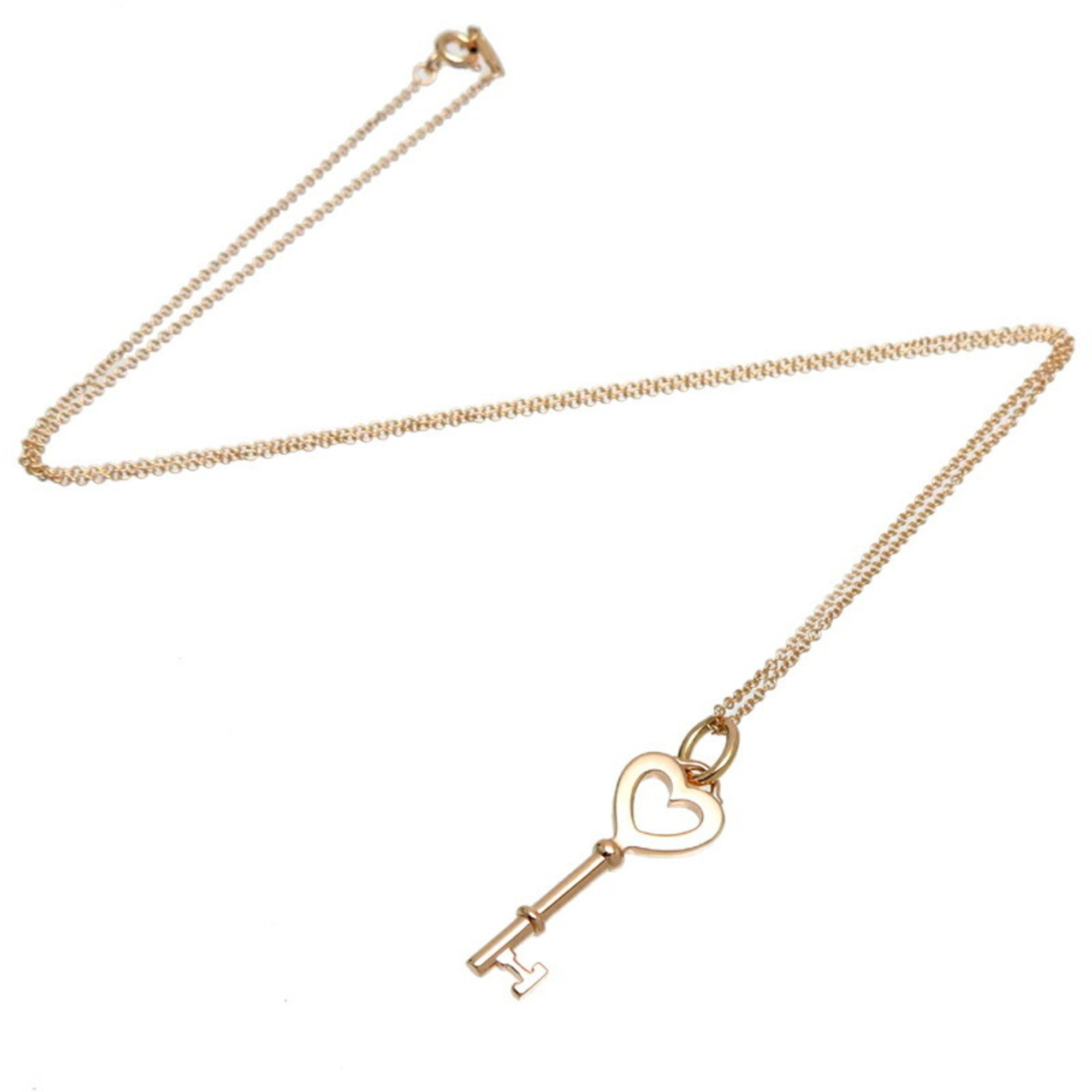 Tiffany Heart Key Women's Necklace 750 Pink Gold