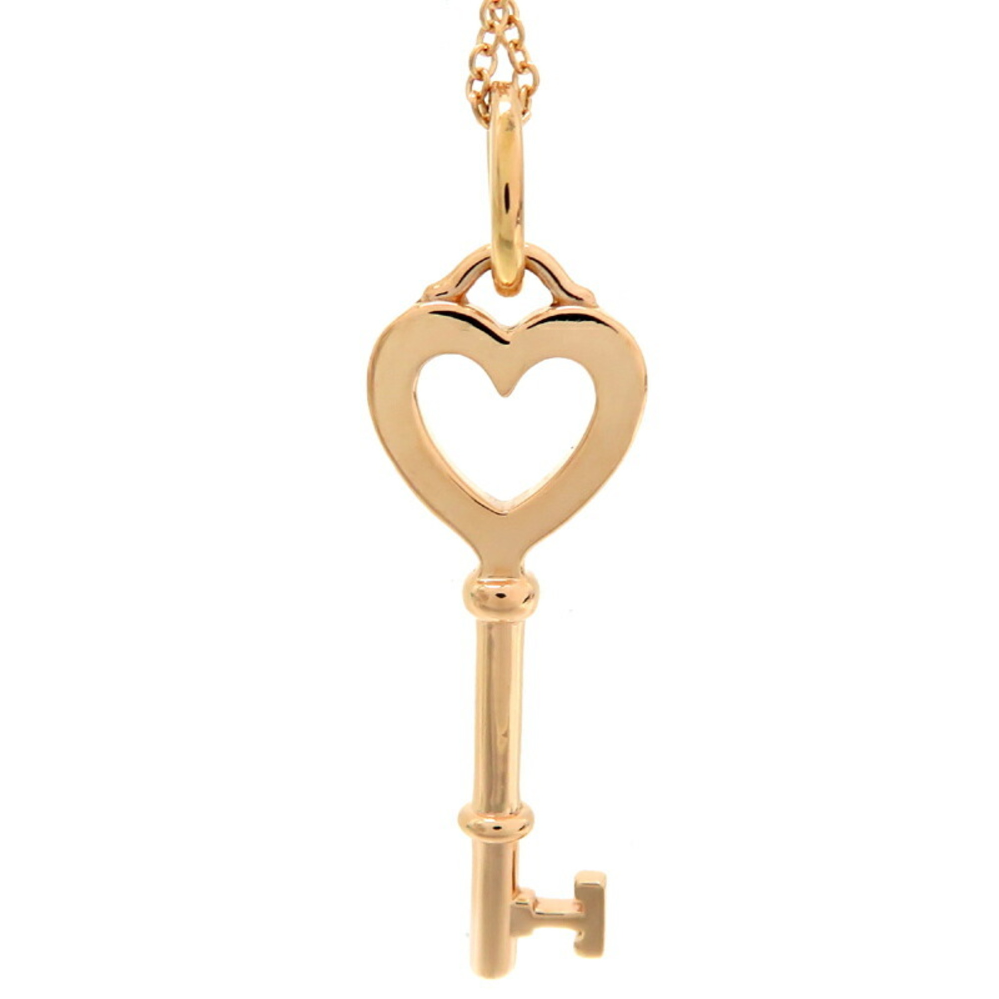 Tiffany Heart Key Women's Necklace 750 Pink Gold