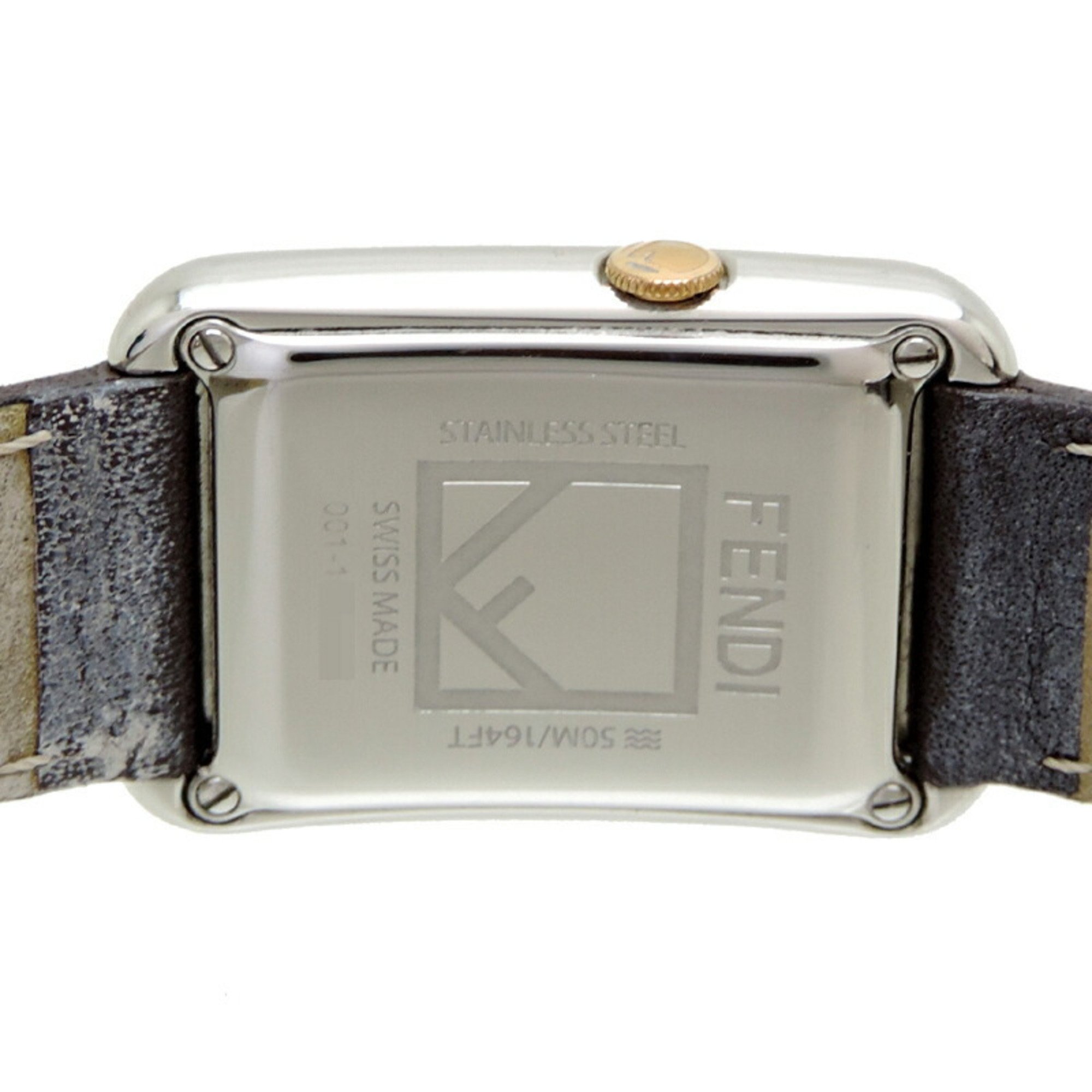 Fendi Runaway Rectangle Ladies Watch