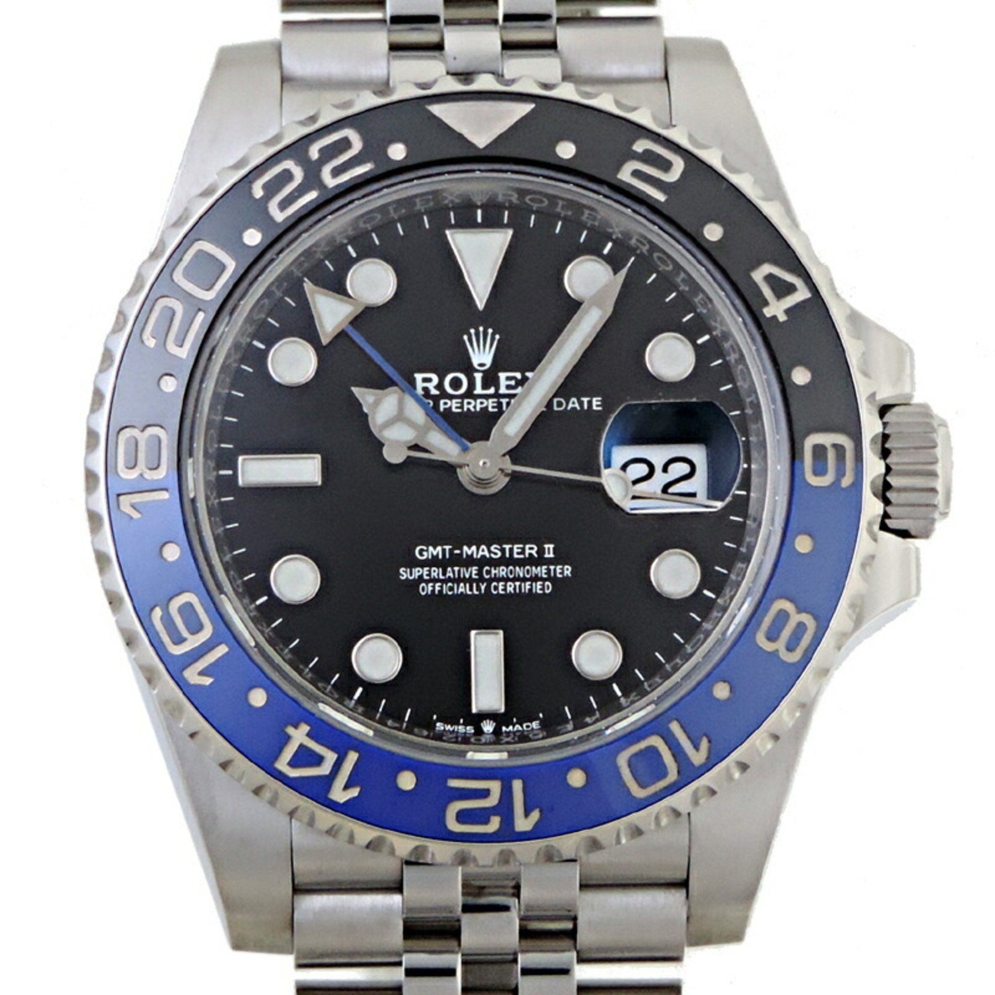 Rolex GMT Master II Random Number Purchased in 2021 Men's Watch 126710BLNR