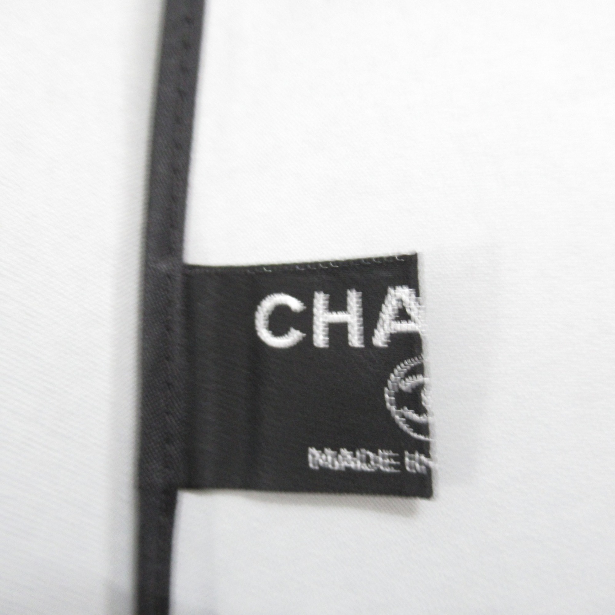 CHANEL Folding Umbrella Nylon Women's Grey