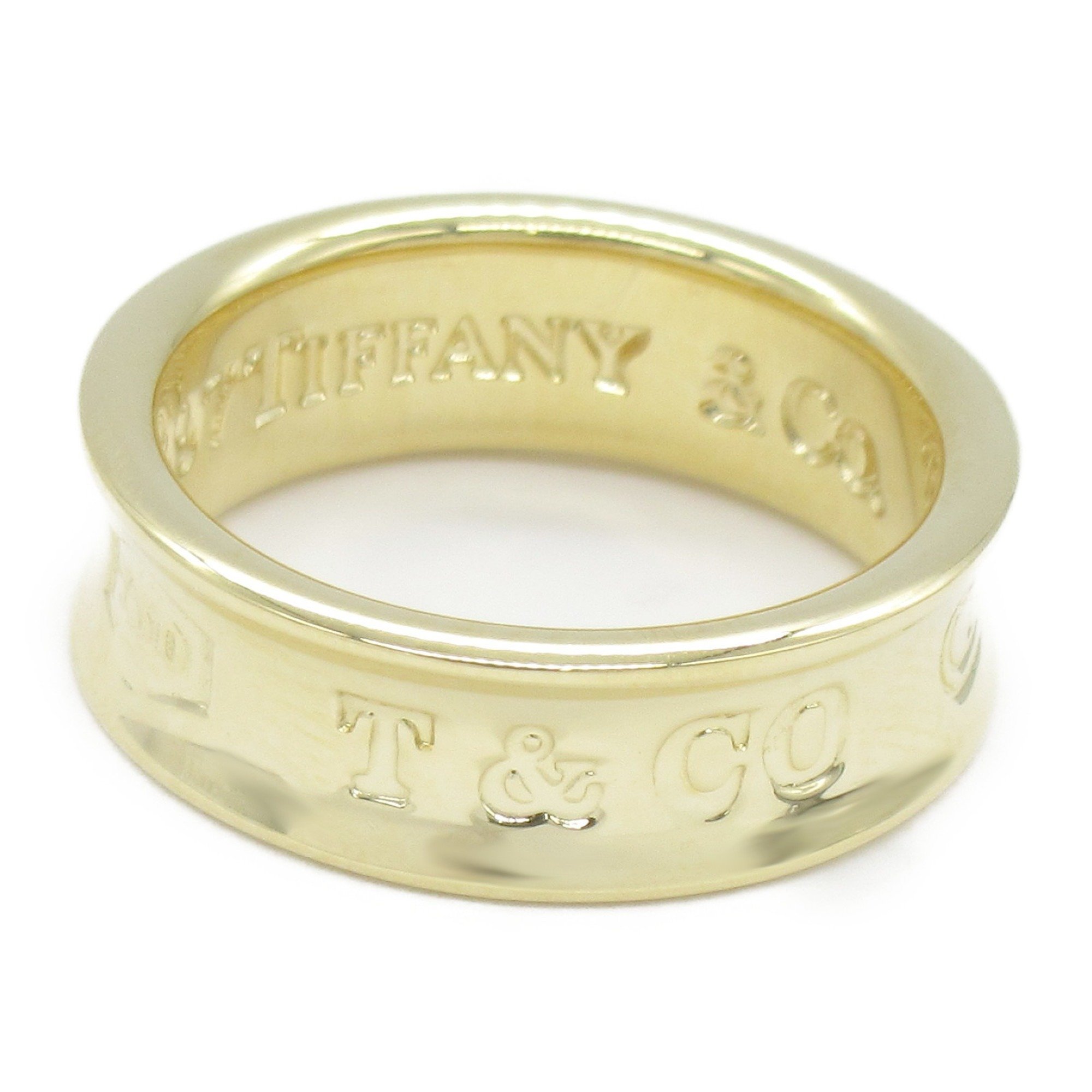 Tiffany & Co. 1837 Narrow Ring, 18K Yellow Gold, Women's, Gold