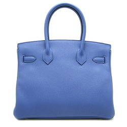 Hermes Birkin 30 C Stamp 2018 (Palladium) Women's Handbag Togo Blue Brighton