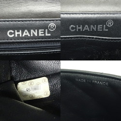 Chanel Double Face Women's Shoulder Bag Lambskin Black