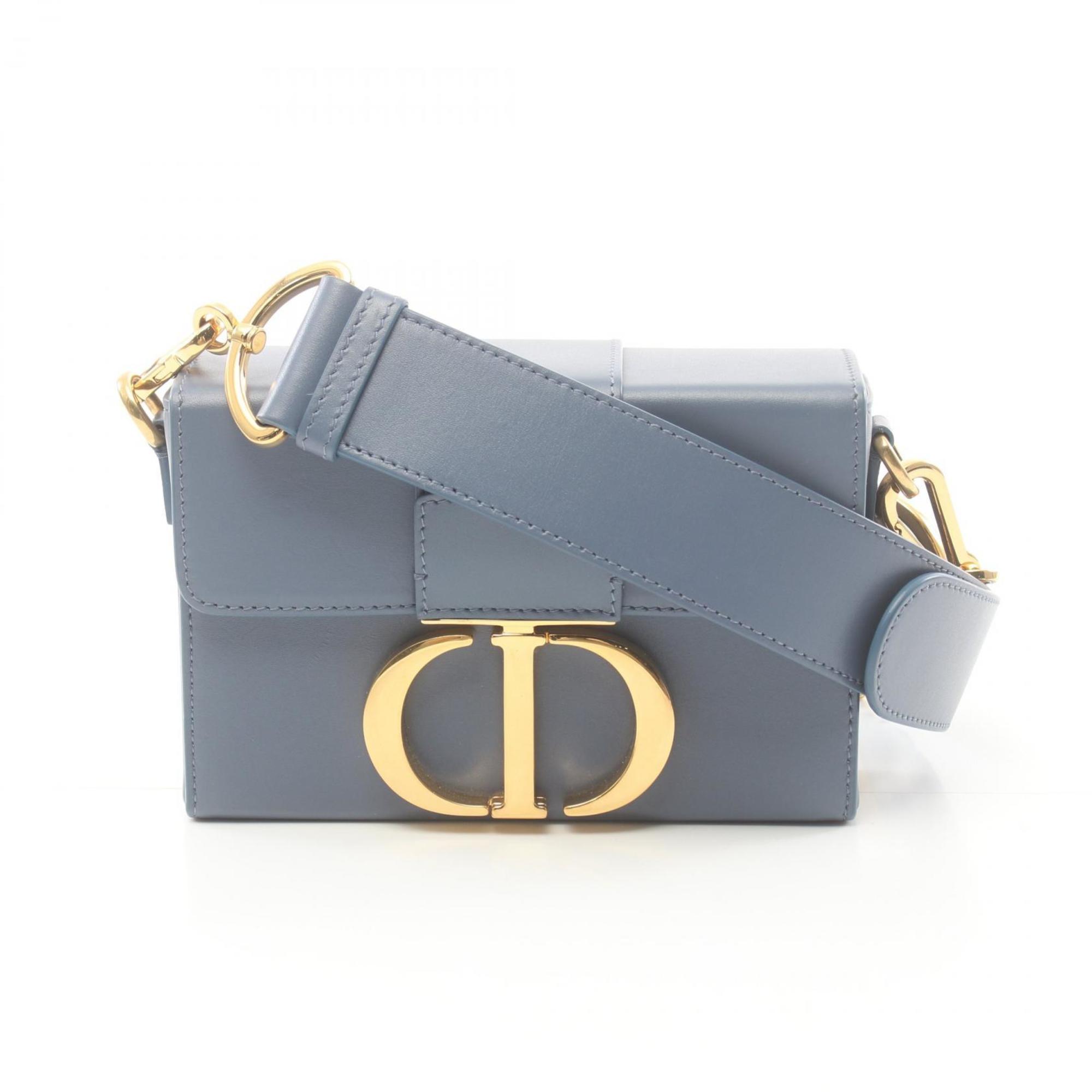 Christian Dior Dior 30 MONTAIGNE shoulder bag, leather, women's, blue