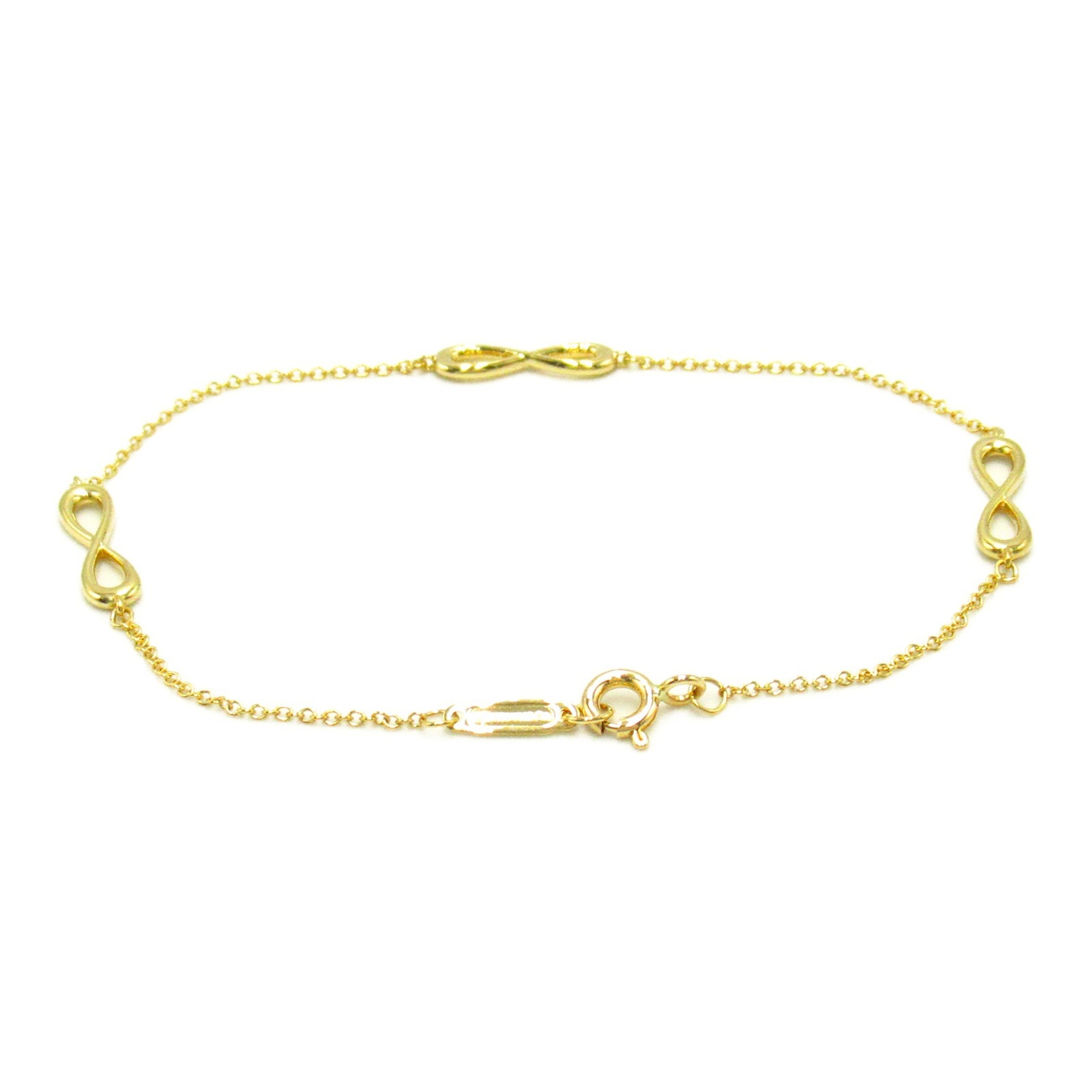 Tiffany & Co. Infinity Bracelet, 18K Yellow Gold, Women's, Gold