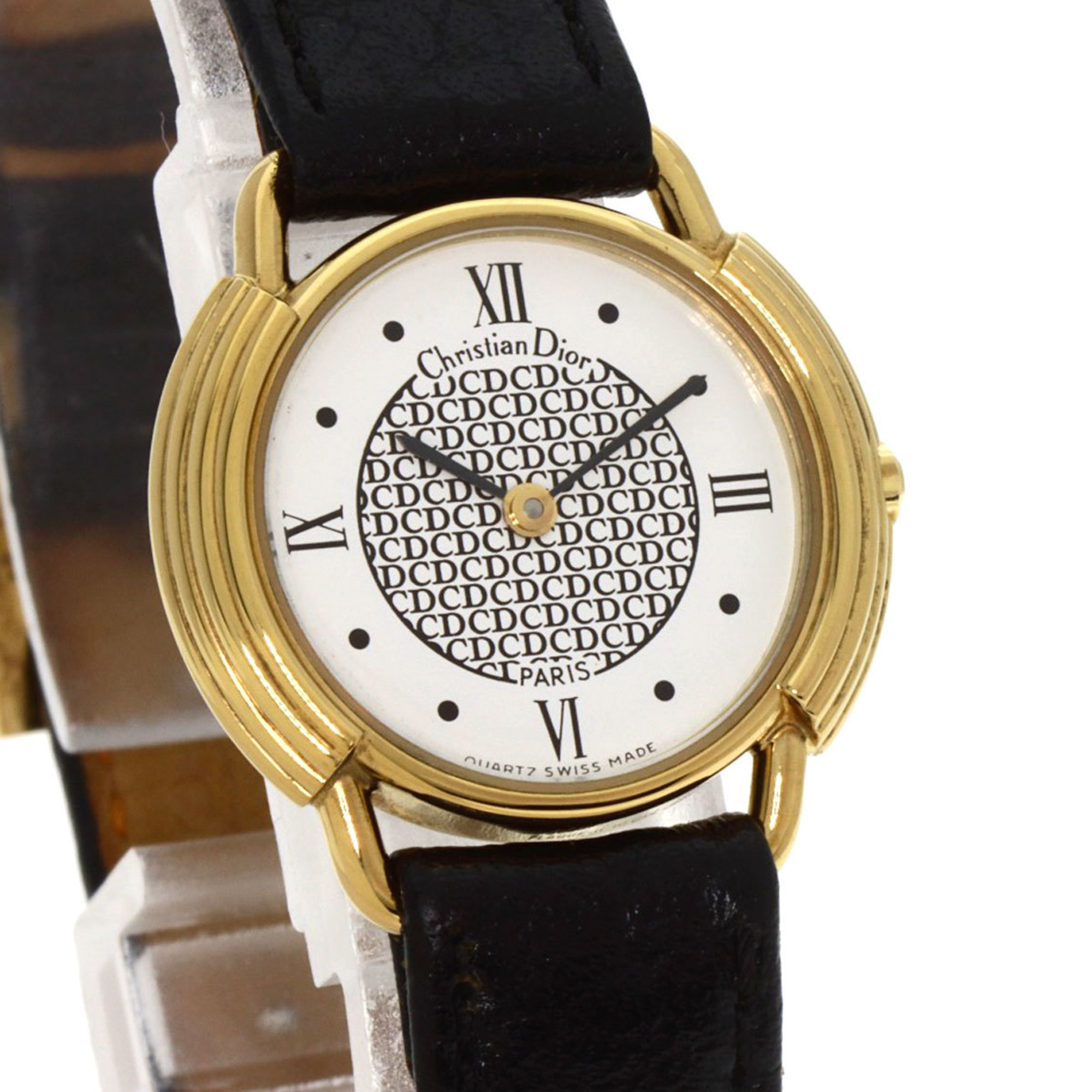 Christian Dior 58.121 Watch GP Leather Ladies CHRISTIAN DIOR