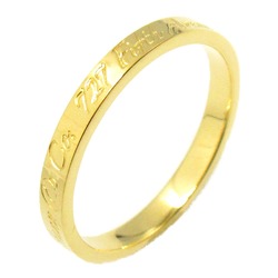 Tiffany & Co. Notes Narrow Ring, 18K Yellow Gold, Women's, Gold