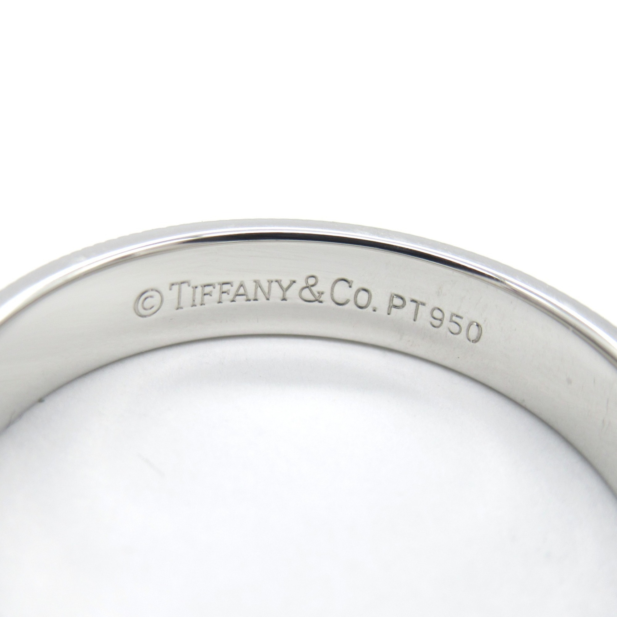 Tiffany & Co. Together Milgrain Ring, Pt950 Platinum, Women's, Silver