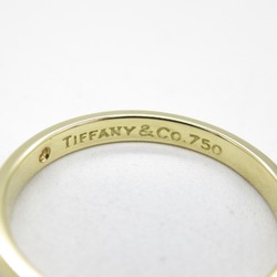 Tiffany & Co. Elsa Peretti Stacking Band Ring, 18K Yellow Gold, Diamond, Men's, Women's, Clear