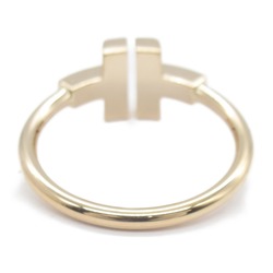 Tiffany & Co. T-Wire Black Onyx Ring, K18PG (pink gold), Onyx, Women's, Black, 64027484