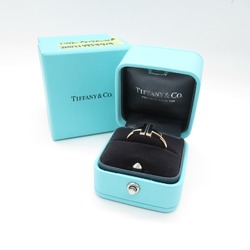 Tiffany & Co. T-Wire Black Onyx Ring, K18PG (pink gold), Onyx, Women's, Black, 64027484