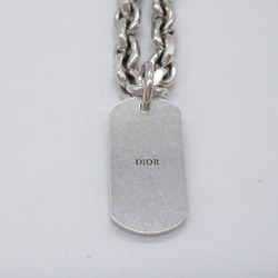 Christian Dior Dior Necklace Brass Women's Silver N2720HOMMT906