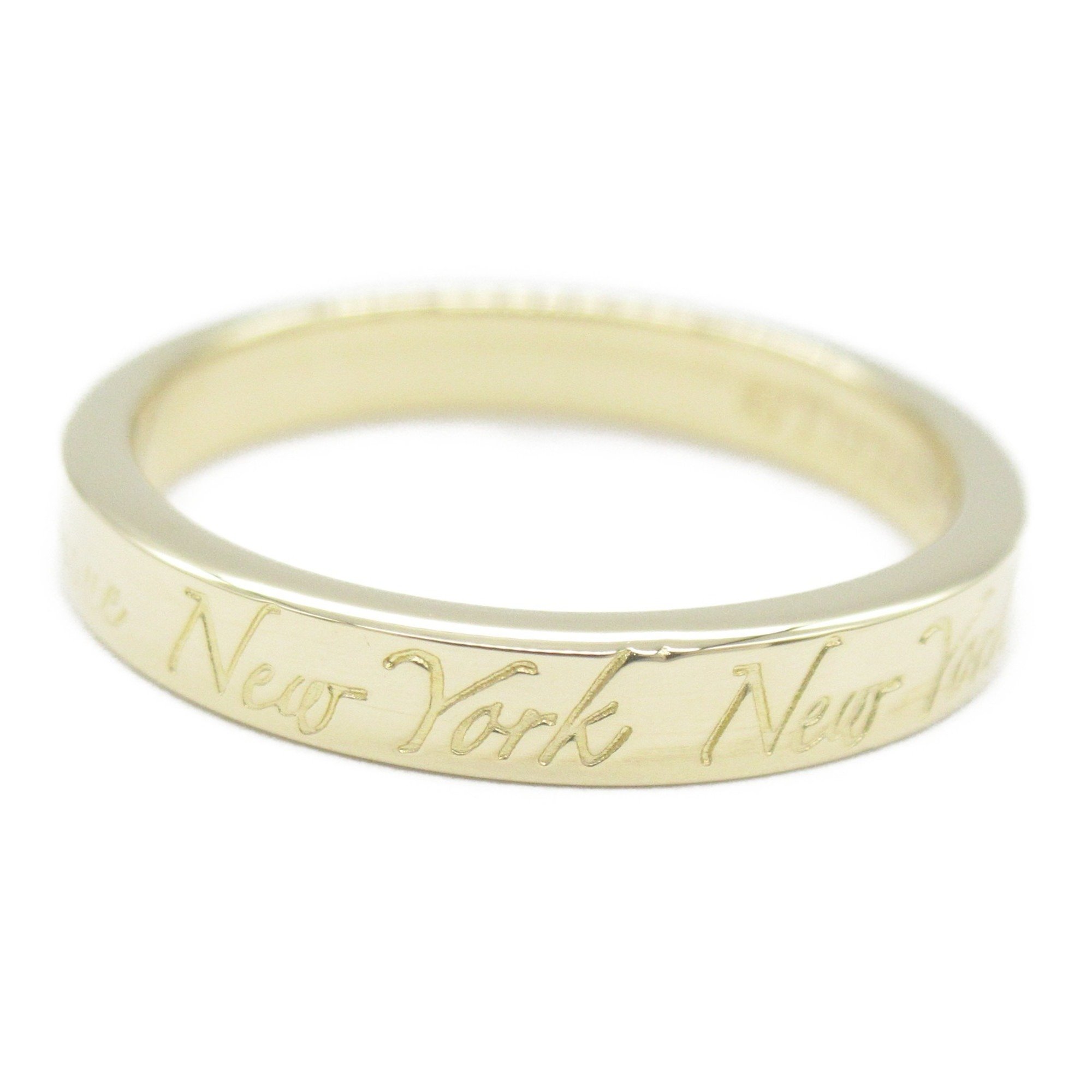 Tiffany & Co. Notes Narrow Ring, 18K Yellow Gold, Women's, Gold