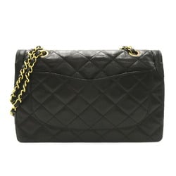 CHANEL Paris Limited Edition Matelasse Chain Shoulder Bag, Lambskin (Sheepskin), Women's, Black