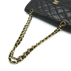 CHANEL Paris Limited Edition Matelasse Chain Shoulder Bag, Lambskin (Sheepskin), Women's, Black