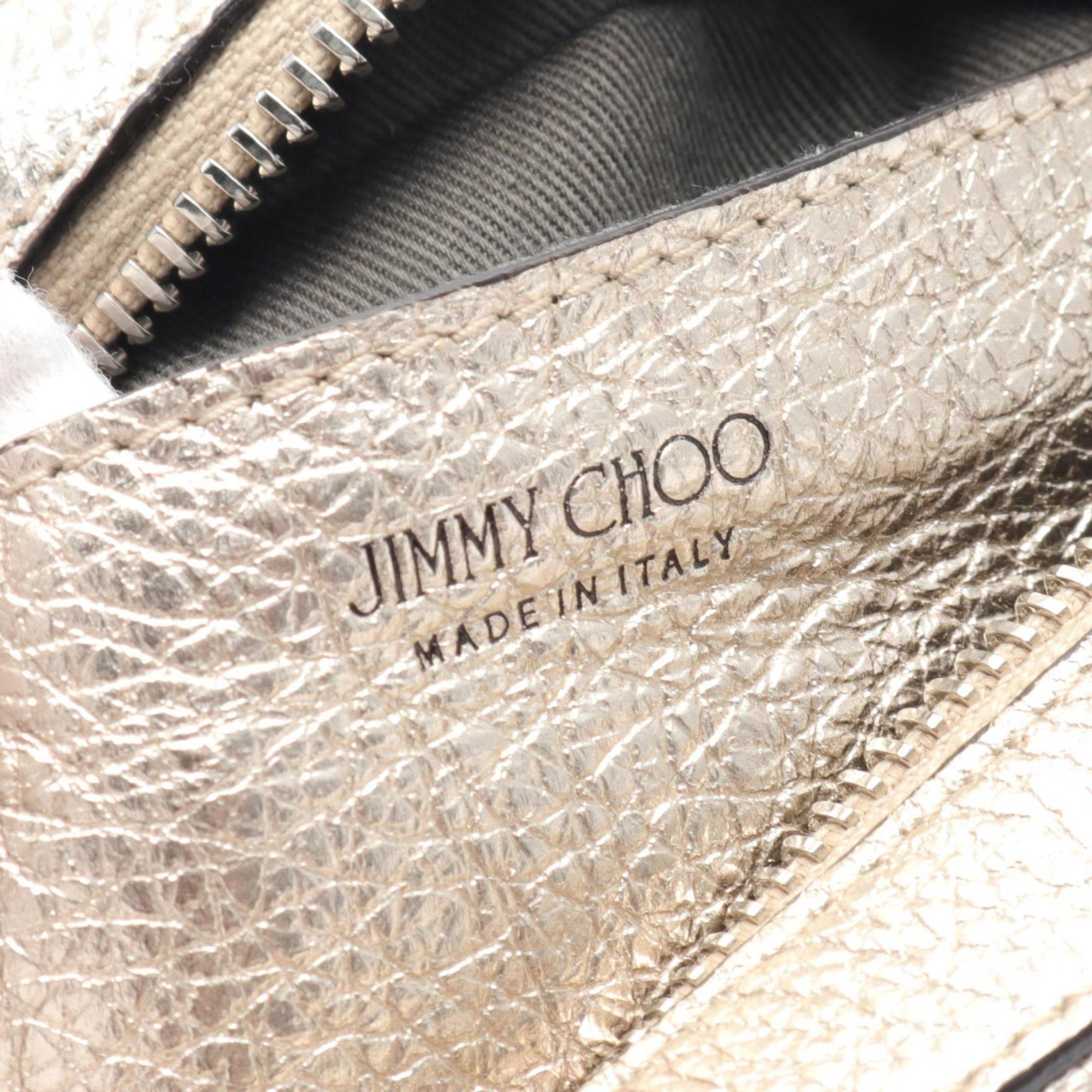 JIMMY CHOO Shoulder Bag Leather Women's Gold