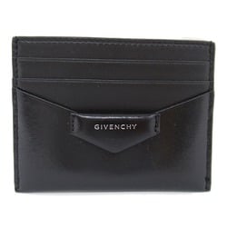 GIVENCHY Business Card Holder/Card Case Leather Men's Black BB60KCB00D001