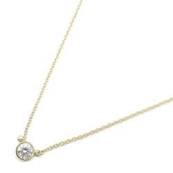 Tiffany & Co. By the Yard Necklace, K18 (yellow gold), diamond, ladies, clear