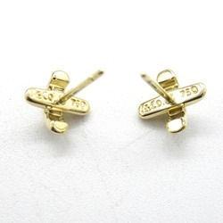 Tiffany & Co. Cross Stitch Earrings, 18K Yellow Gold, Women's, Gold