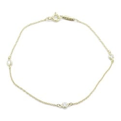 Tiffany & Co. By the Yard 3P Diamond Bracelet K18 (Yellow Gold) Women's Clear