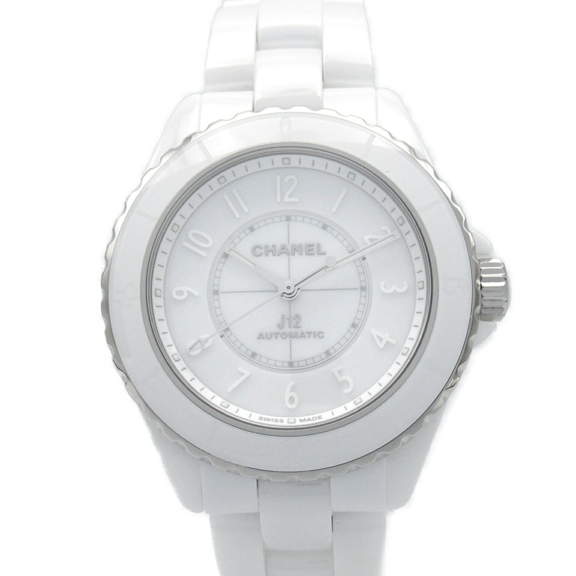 CHANEL J12 Phantom Watch, Ceramic, Women's, White, H6186