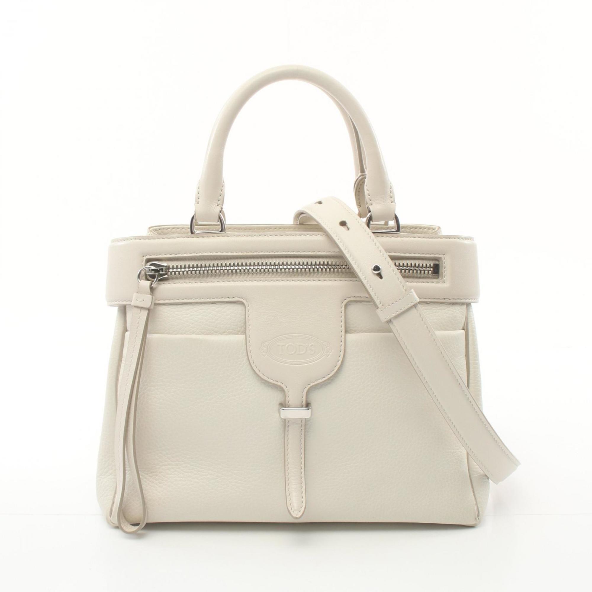 Tod's THEA handbag, leather, women's, white