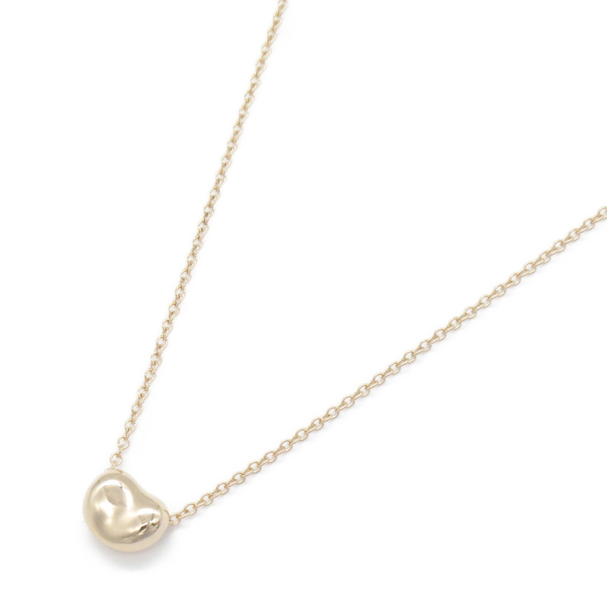 Tiffany & Co. Bean Necklace, K18PG (pink gold), women's, gold