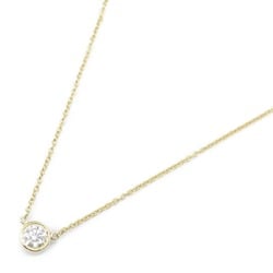 Tiffany & Co. By the Yard Necklace, K18 (yellow gold), diamond, ladies, clear