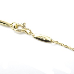 Tiffany & Co. By the Yard Necklace, K18 (yellow gold), diamond, ladies, clear