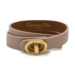 Christian Dior Dior 30 MONTAIGNE Double Bracelet Leather Women's Pink B1760WOMCMD17PS