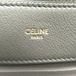 CELINE ROMY Shoulder Bag, Calfskin (Cowhide), Women's, Grey, Anthracite, 197443DPJ10AN