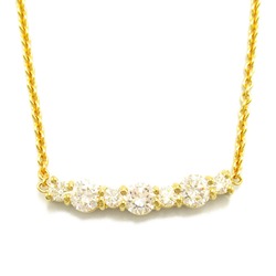 Tiffany & Co. Diamond Necklace K18 (Yellow Gold) Ladies Clear