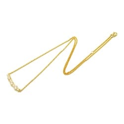 Tiffany & Co. Diamond Necklace K18 (Yellow Gold) Ladies Clear