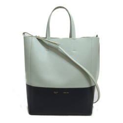 CELINE Small Cabas Bag Leather Women's Green