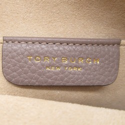 Tory Burch Shoulder Bag Leather Women's Beige Clamshell 145667093