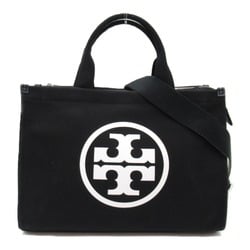 Tory Burch 2-way shoulder bag, cotton, men's, women's, black, 153381001